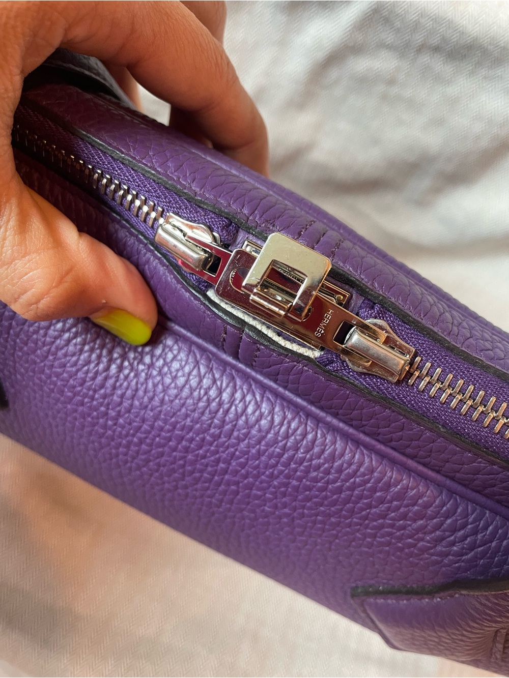 Hermes Ebene Clemence Victoria Elan 38 Bag - Picture 2 of 11